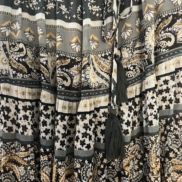 Bohme Midi Tiered Skirt - Picture 2 of 8